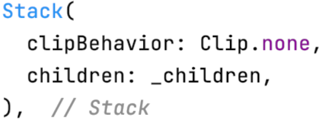 Creating a Flutter widget with the deprecated argument replaced